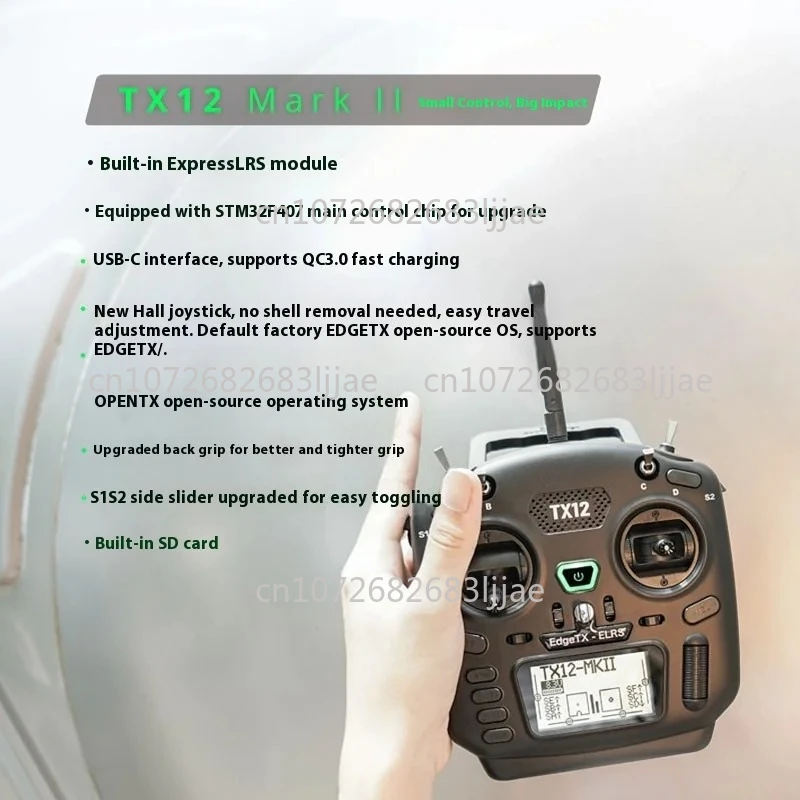 

Радиоуправляемая модель TX12 MARK II с открытым исходным кодом, пульт дистанционного управления ELRS, CC2500
