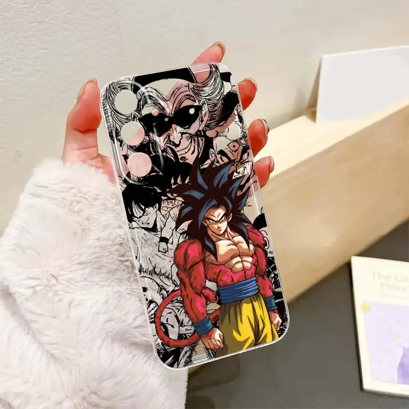 أنيمي كول D-Dragones B-Balls جراب هاتف لسامسونج غالاكسي S25 S24 S23 S22 S21 S20 حافة زائد الترا FE 5G غطاء ناعم شفاف