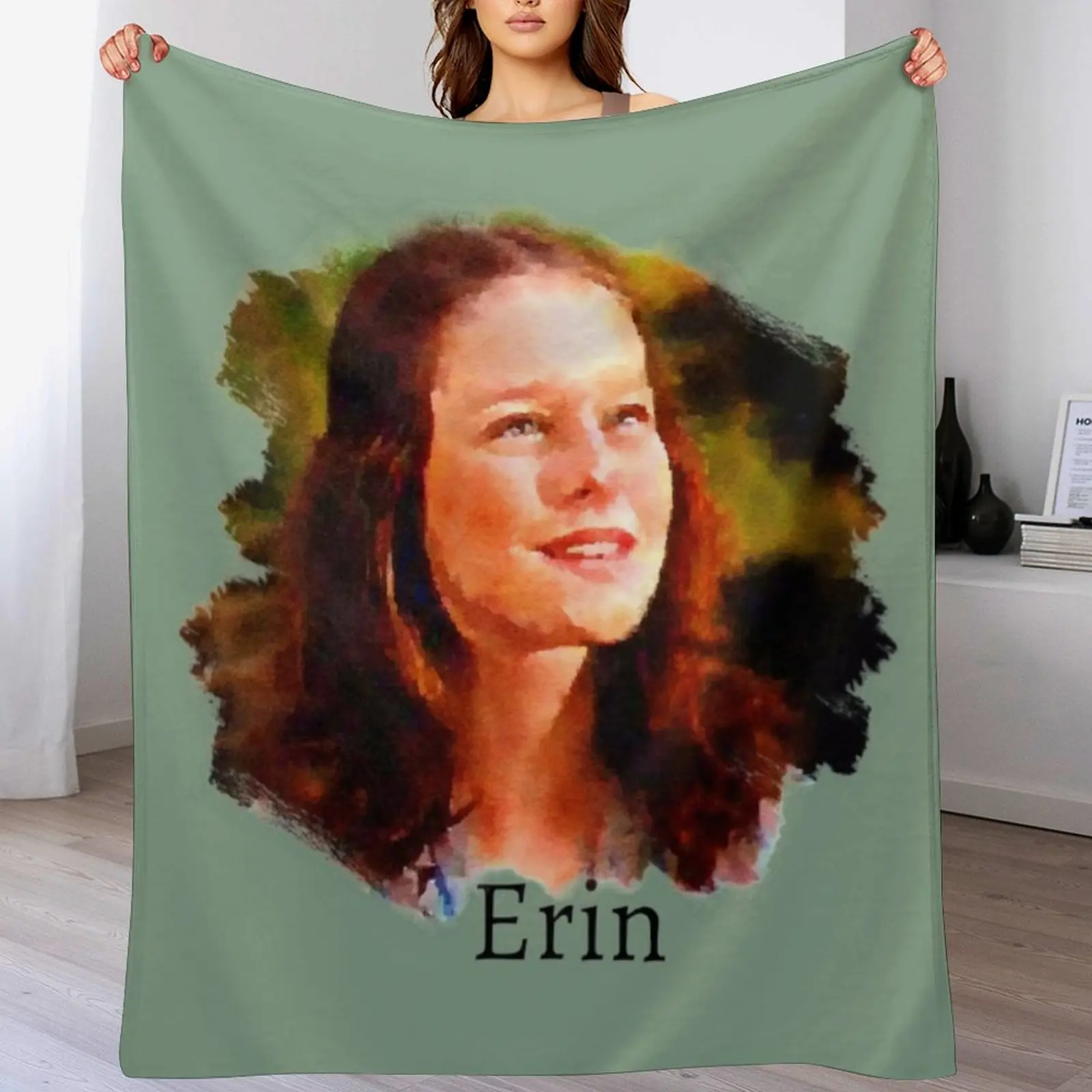 

Erin Walton Throw Blanket Soft Sherpa Fleece Warm Blanket for Winter