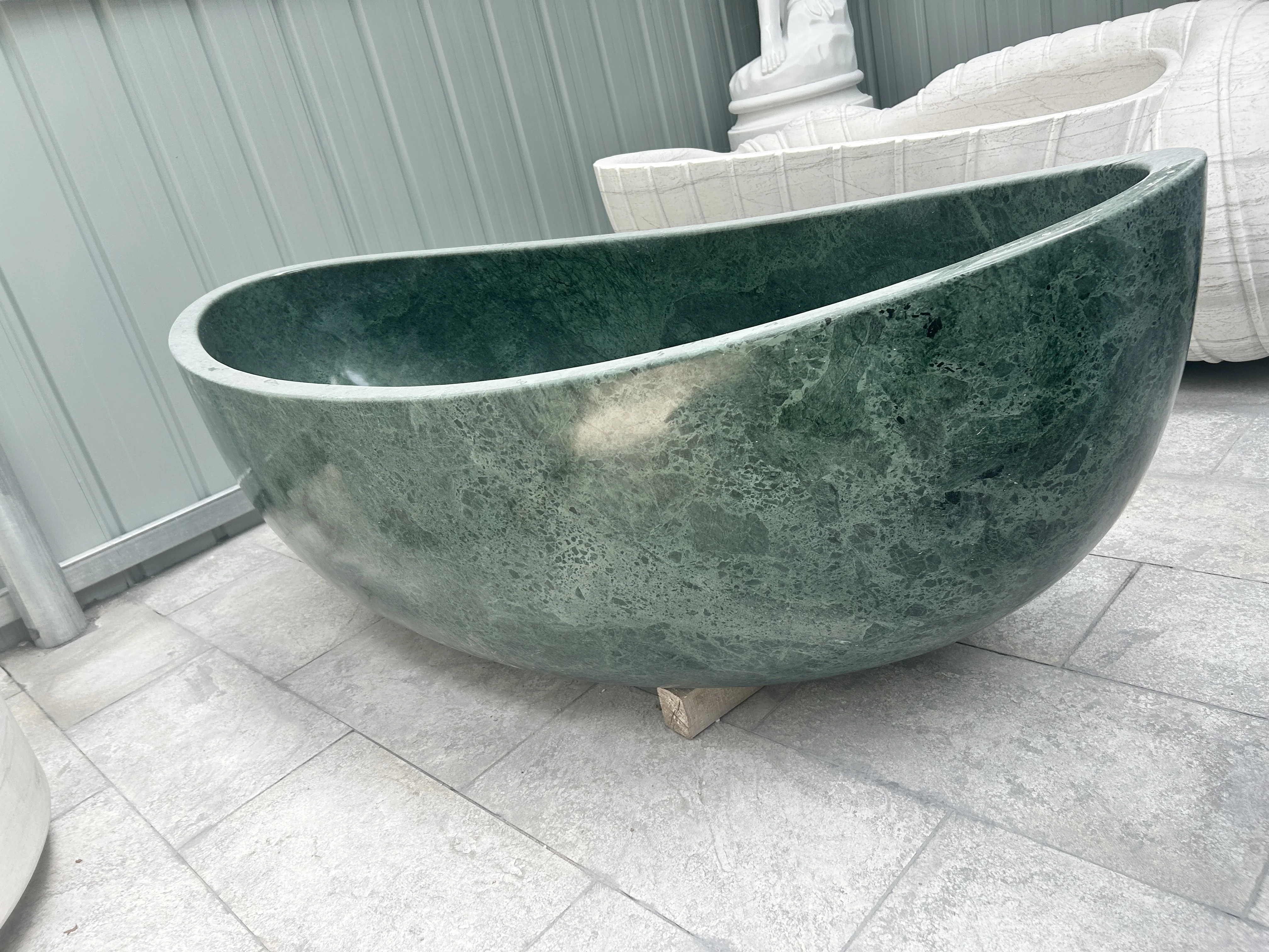 Luxury Stone Baths,Professionally Produced Green Marble Bathtubs In Various Natural Colors Marble Round Bathtub
