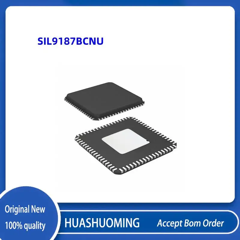 NEW 5PCS/Lot  SII9187BCNU SIL9187BCNU   SII9187B  SIL9187B     QFN-72