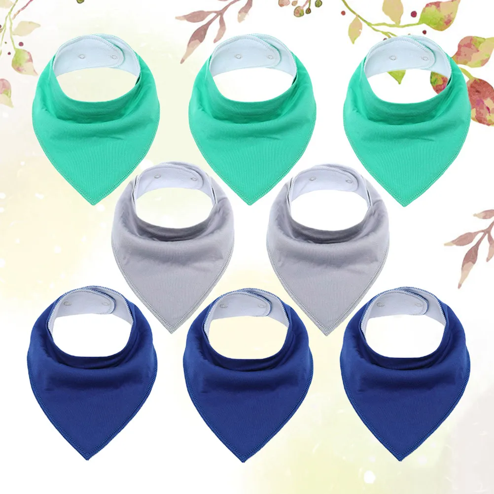 

8Pcs Baby Bibs Premium Saliva Towel for Newborn Infants Lunch Feeding Drool Protection Lightweight