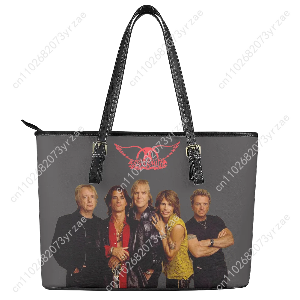 Aerosmith Handbag Mens Womens Personalized Tote Bags Fashion Shoulder Bags Business Commuter Leather Purse Custom Made Bags