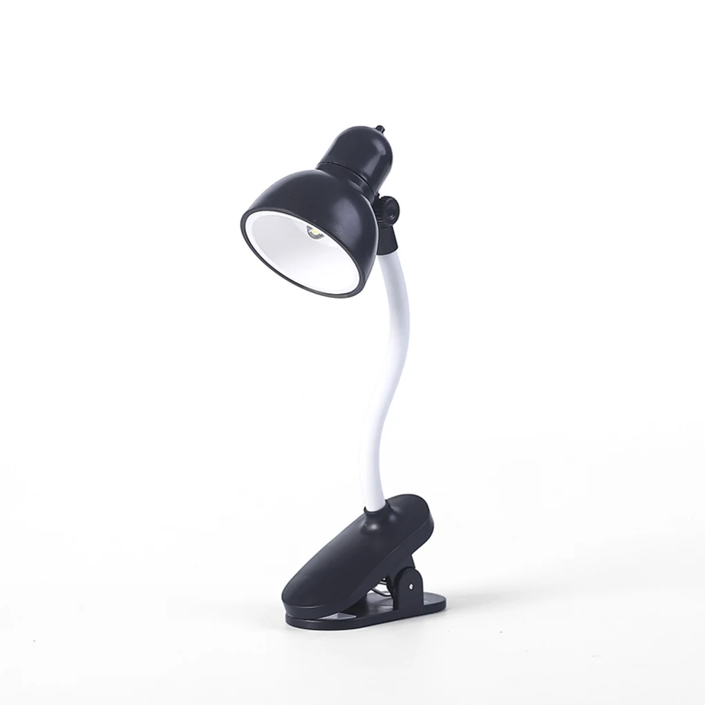 New Reading Light Adjustable Clip Mini Desktop Table Lamp Battery Powered Camping Portable Clamp Night Light