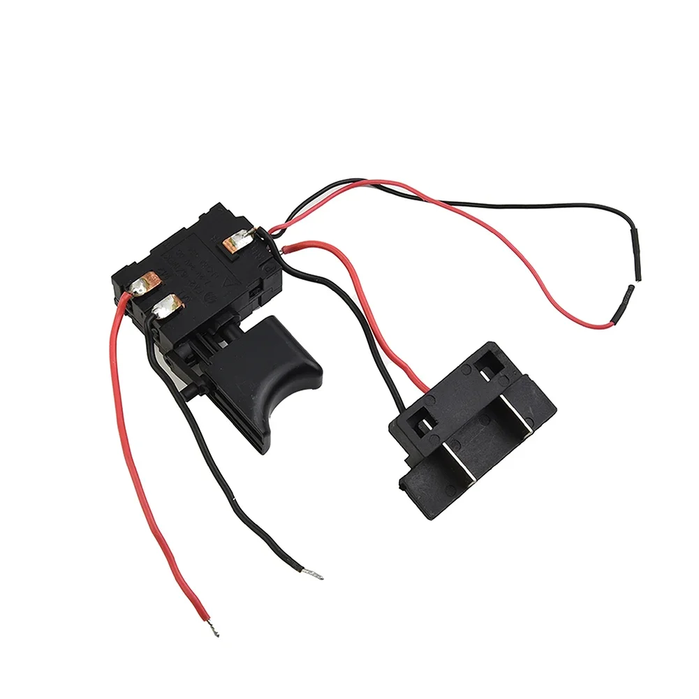W/interruptor de gatilho de luz preto sem fio bateria de lítio plástico/metal interruptor de gatilho de controle de velocidade 12a portátil