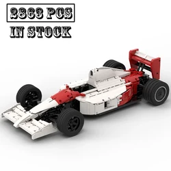 New Technical MOC-180921 SuperMP4/6 1:8 Scale SuperRace Car Model Buiding Kit Creators Block Bricks Kids Toys Birthday Gifts