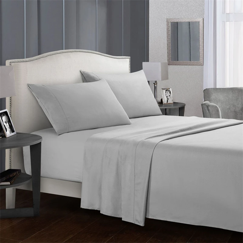 High-quality Simple King Size Bed Sheet Set Soft Comfortable Fitted Sheets Sets Queen Durable Bed Cover Mattress Protector Cover