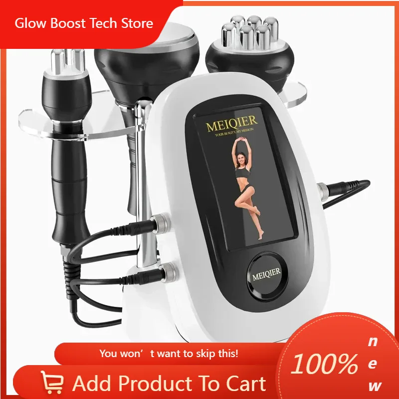 

NYNEW 3 In 1 80K Cavitation Ultrasonic RF Machine Multi-Polar Weights Loss Device Skin Rejuvenation Cellulite Massager Fat Reduc