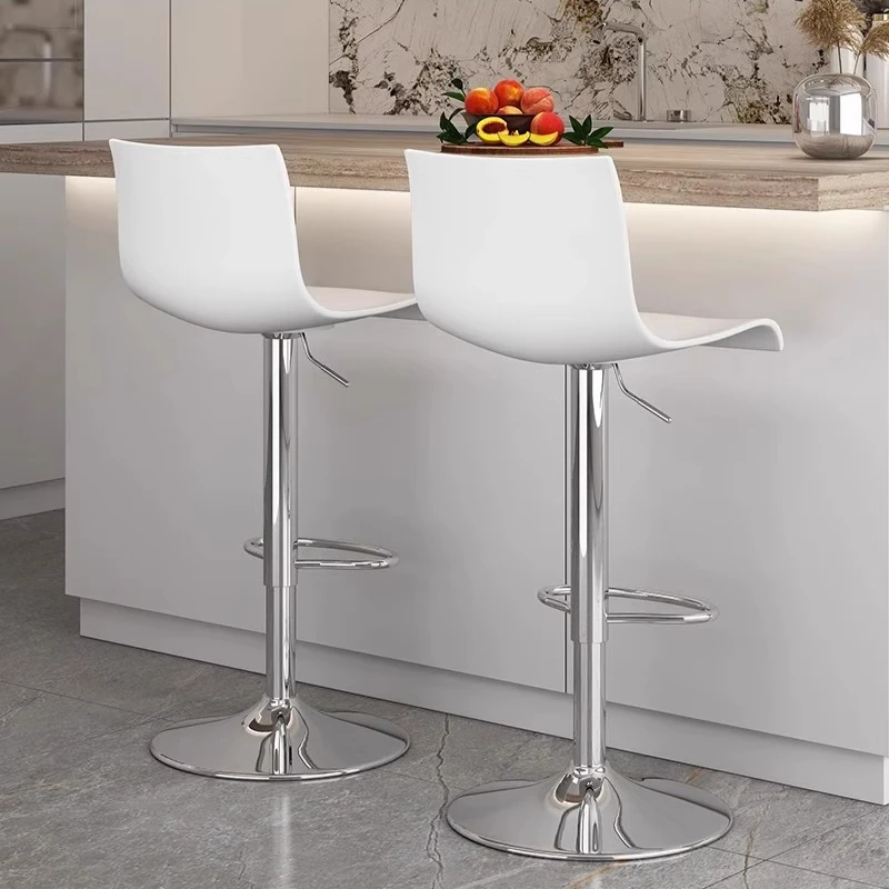 

Modern Minimalist Nordic Style Bar Stool Swivel Lift Chair Reception Desk Chair Office Chairs Furniture Commercial Bar Chair