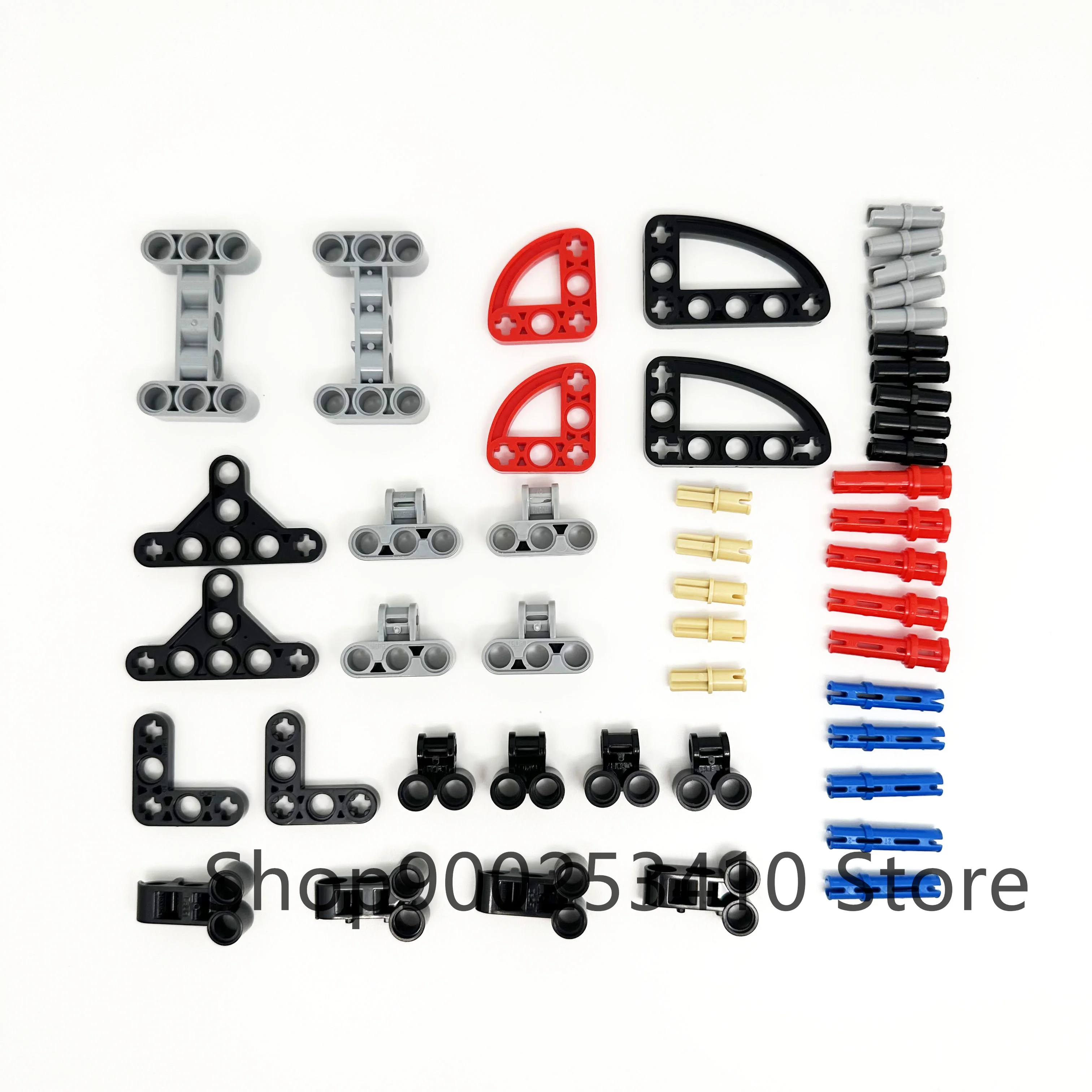 High-Tech Parts Gear Cross Axles Pin Set MOC Friends Bricks Building Blocks Accessory Mechanical DIY Car Bulk Compatible Toy Set