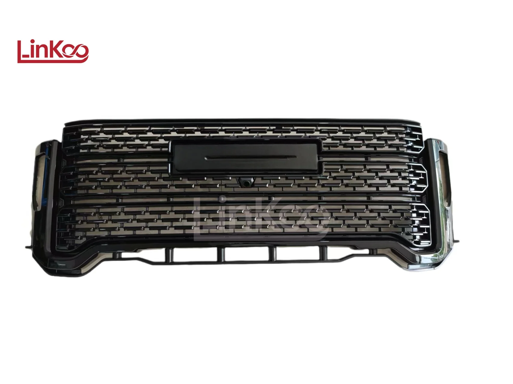 New Front Bumper Grille 84656390 For GMC SIERRA 2500 HD For 2020 2021 2022 2023 ABS All Black