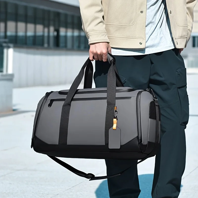 Gym Duffel Bag Yoga Fitness Sport Bag Wet Dry Travel Handbag Outdoor Swimming Camping Pack Large Business Satchel with Shoes Bag