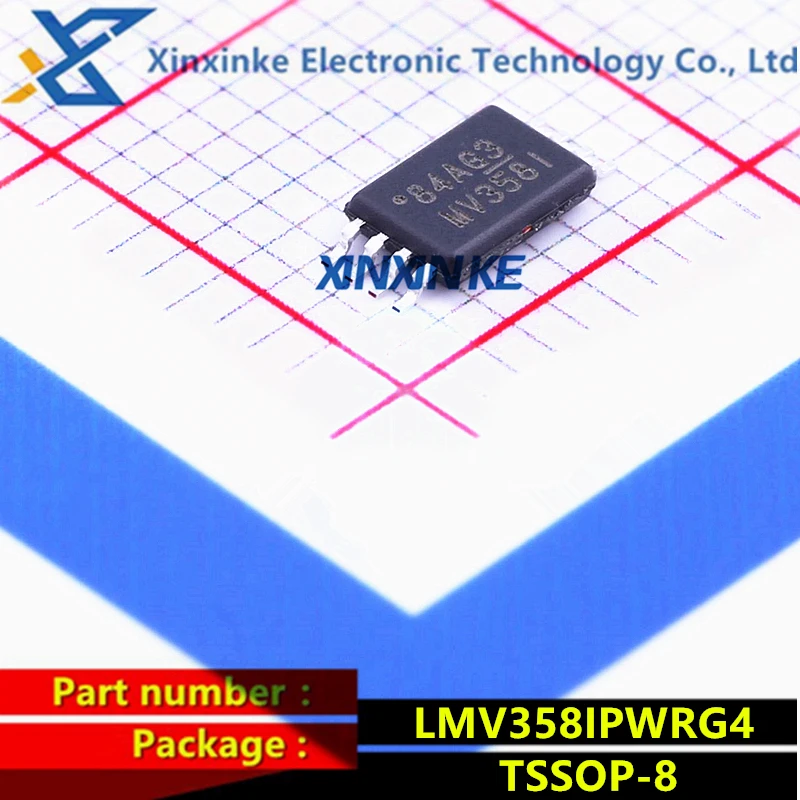 LMV358IPWRG4 MV358I TSSOP-8 Operational Amplifiers - Op Amps Dual Low-Voltage Rail-to-Rail Out Brand New Original