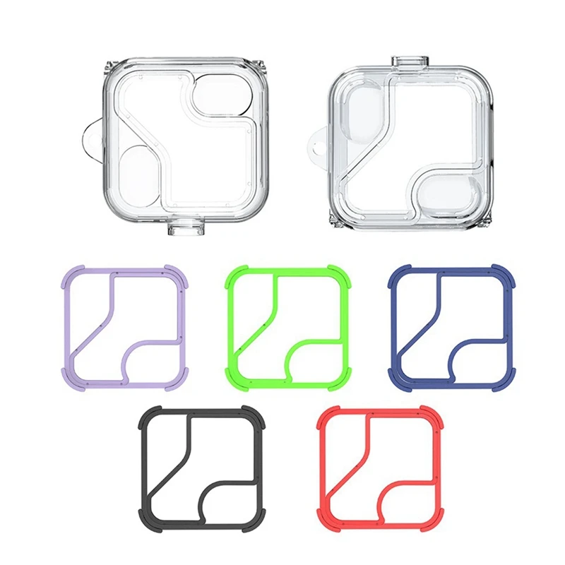 Прозрачный защитный чехол для наушников с отверстиями из поликарбоната с защитой от падения