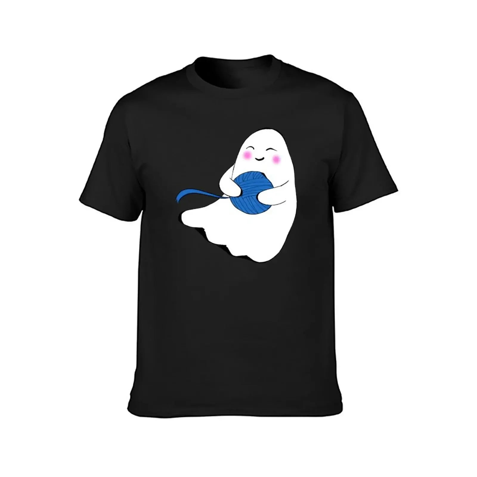 Ghostie with yarn T-Shirt boys whites oversizeds essential t shirt luxury clothes men