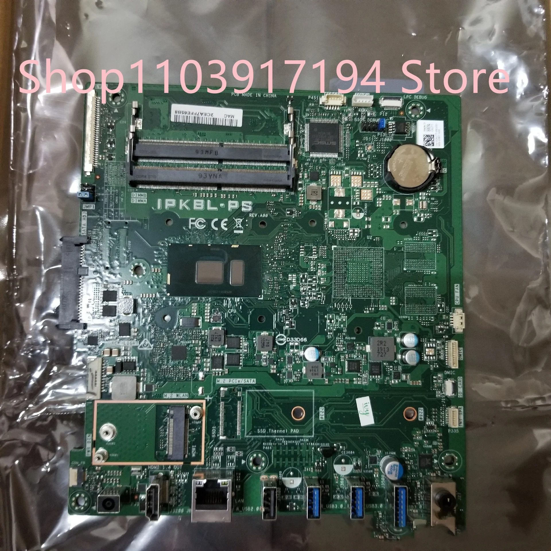 

FOR DELL Inspiron 3277 3477 Integrated Motherboard I3 IPKBL-PS 0CR1TT