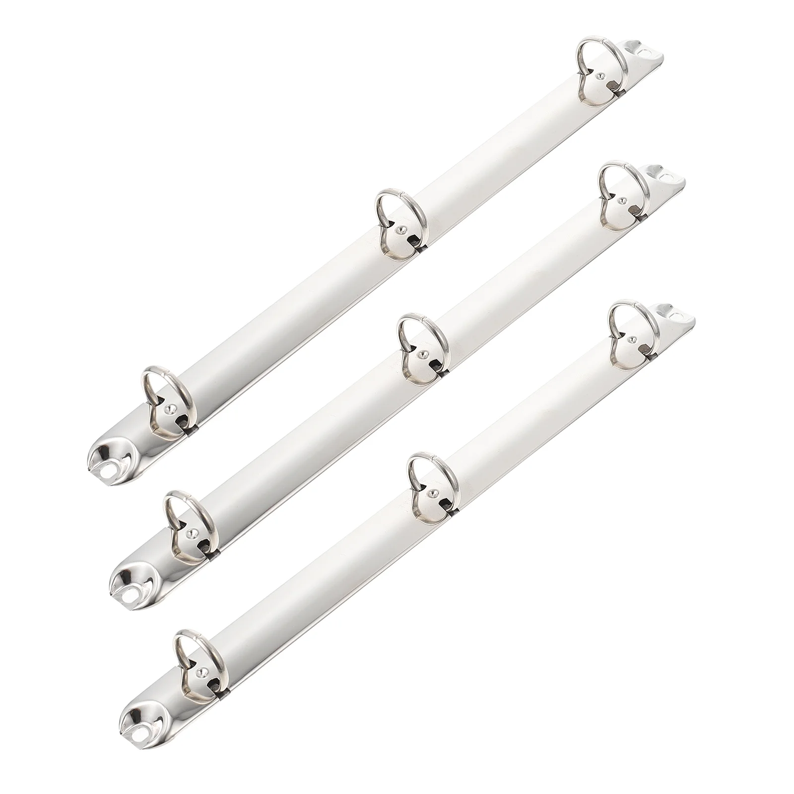 3 Pcs A4 Binder Ring Circle File Accessory Book Convenient Metal Iron Household Leaf Binders Clips