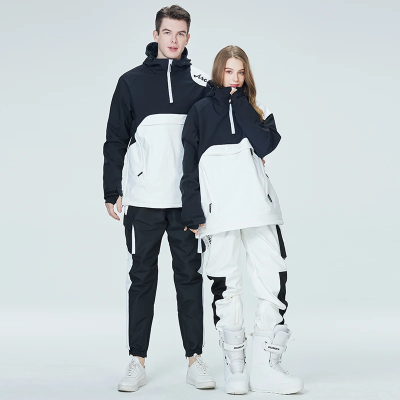 Ski Suit Sets for Men and Women, Snow Wear, Pullover, Snowboarding Clothing, Winter Outdoor Costume, Jackets and Pants, Unsex