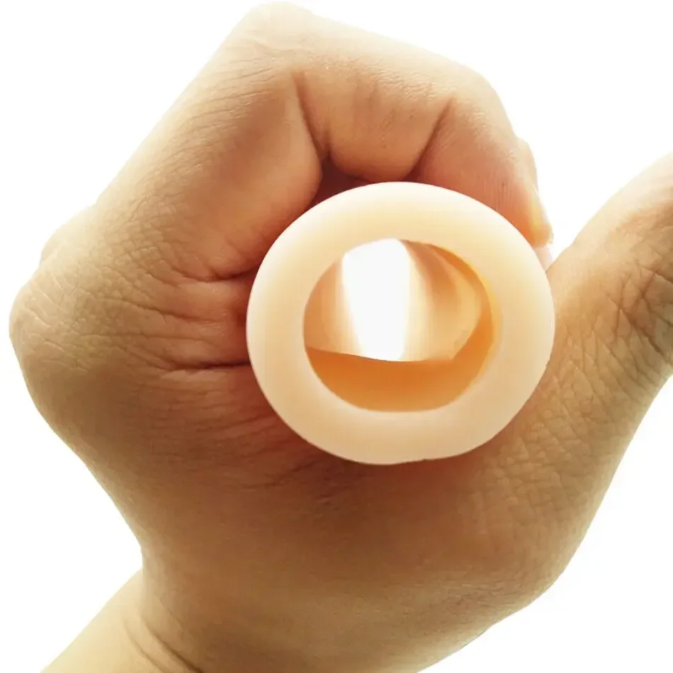 Male Enlargement Pumps Accessories Universal Soft Penis Sleeves Stretchy Silicone Vacuum Pump Replacement Adult Sex Toy for Men view 5