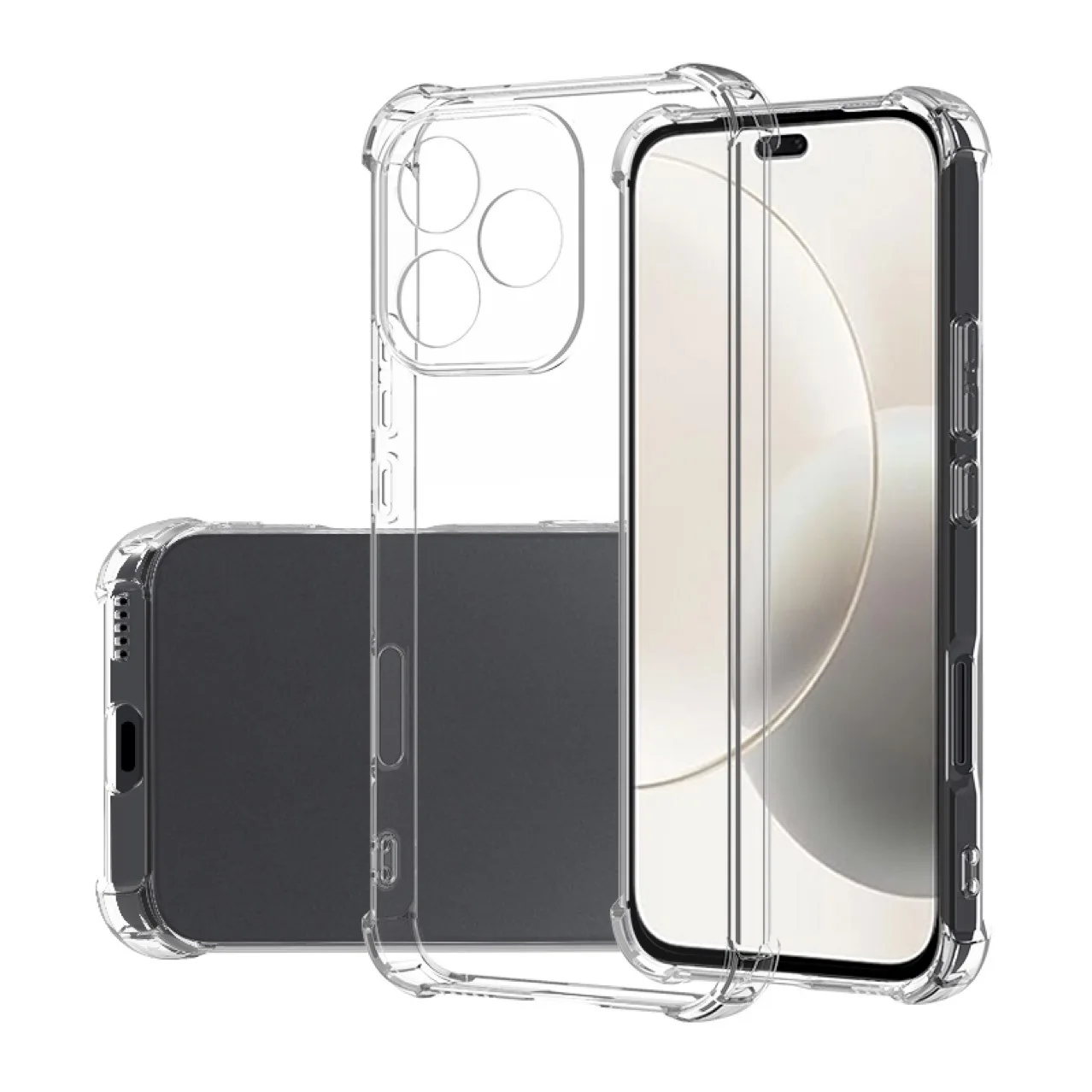 حافظة شفافة سميكة ضد الغبار لهاتف هواوي هونور X70 برو 5G X60 X50 X40 X30 X20 Nova Y90 Y73 Y72S Y61 Y60 غطاء شفاف