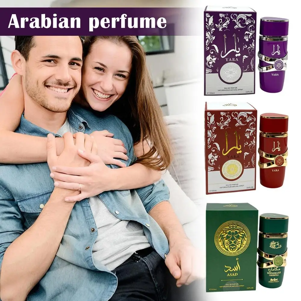 100ml Fragrance for Men Original Perfume Spray Deodorant for Men and Women Gift Yara Moore Douce Asad A Lasting Date Deodorants