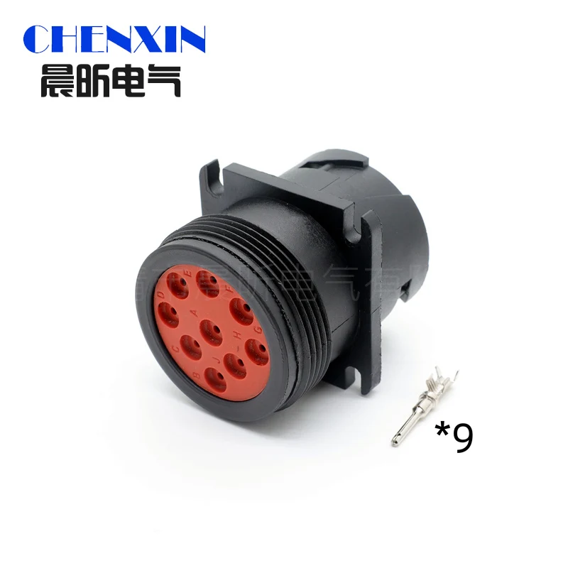 

9-контактный HD16-9-1939P HD16-9-1939S Deutsch водонепроницаемый автоматический разъем диагностического инструмента круглый разъем для трека J1939