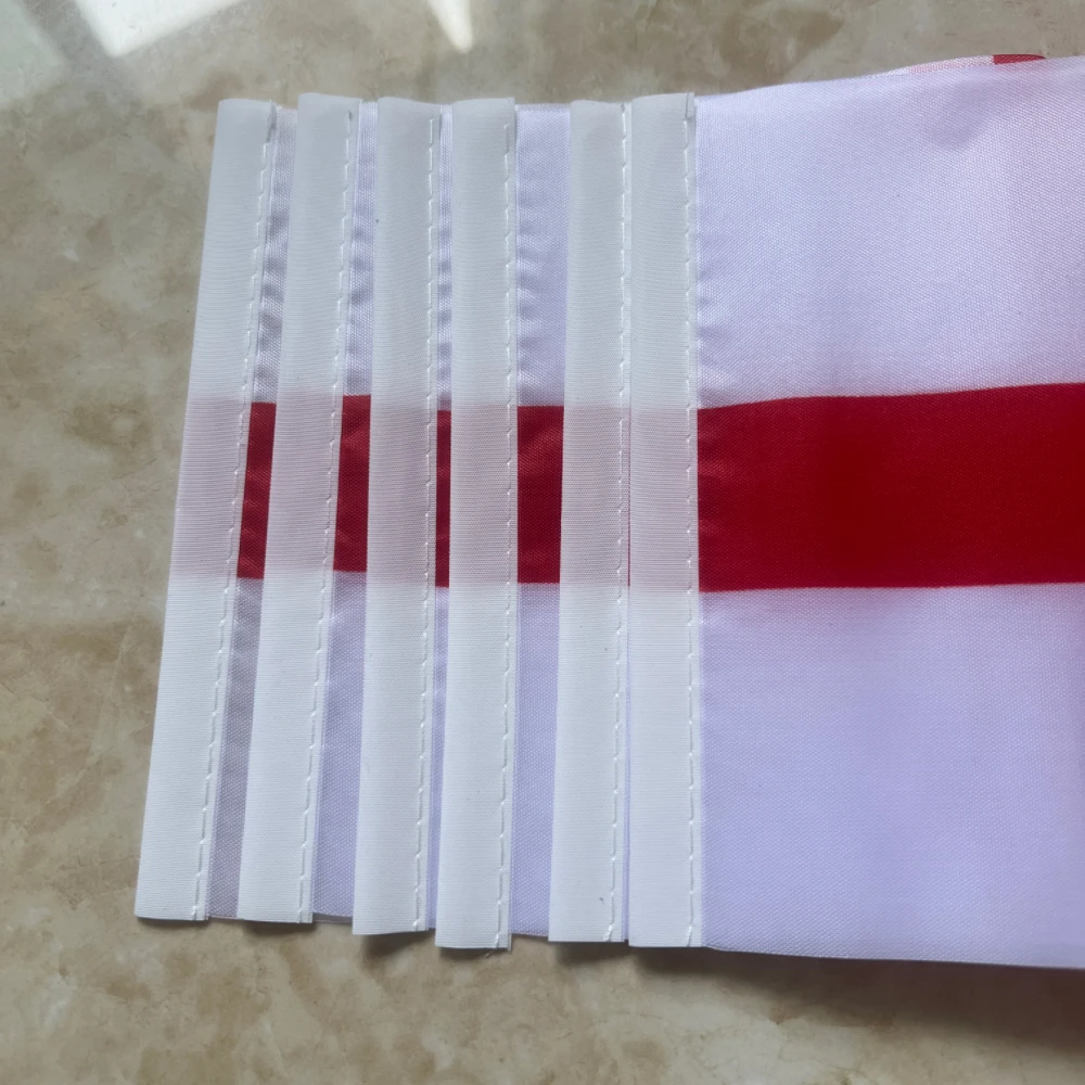 علم المملكة المتحدة والإنجليزية ، البوليستر ، عبر سانت جورج ، الإنجليزية ، 14x21cm