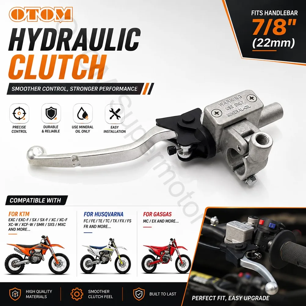 For Brembo Magura Motorcycle Hydraulic Clutch Master Cylinder Repair Upper Pump With Dust Sleeve For KTM HUSQVARNA GASGAS EXC FE