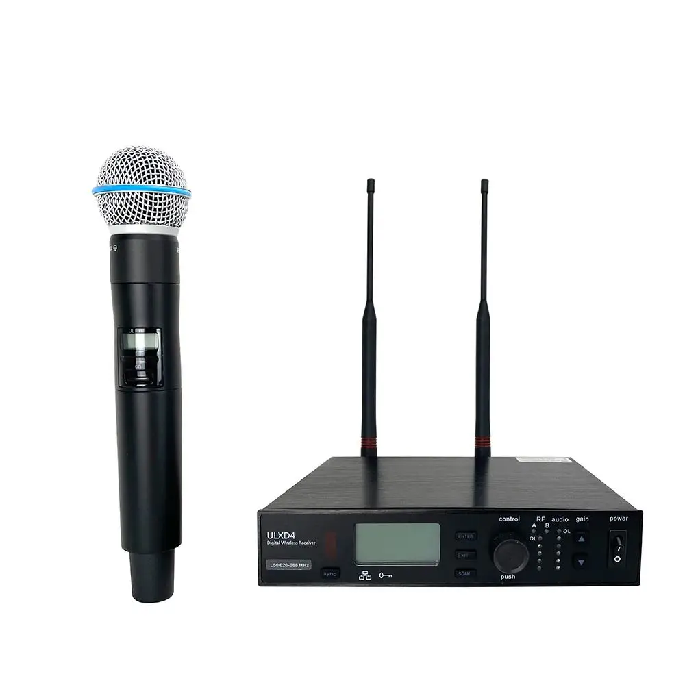 ULXD4 Wireless Microphone System Headset Professional Audio Equipment