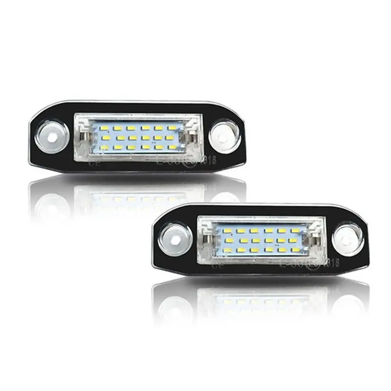 

Superior-2Pcs White LED Light Error Free Number License Plate Lights For Volvo S80 XC90 S40 XC60 S60 C70 V50 XC70 V70