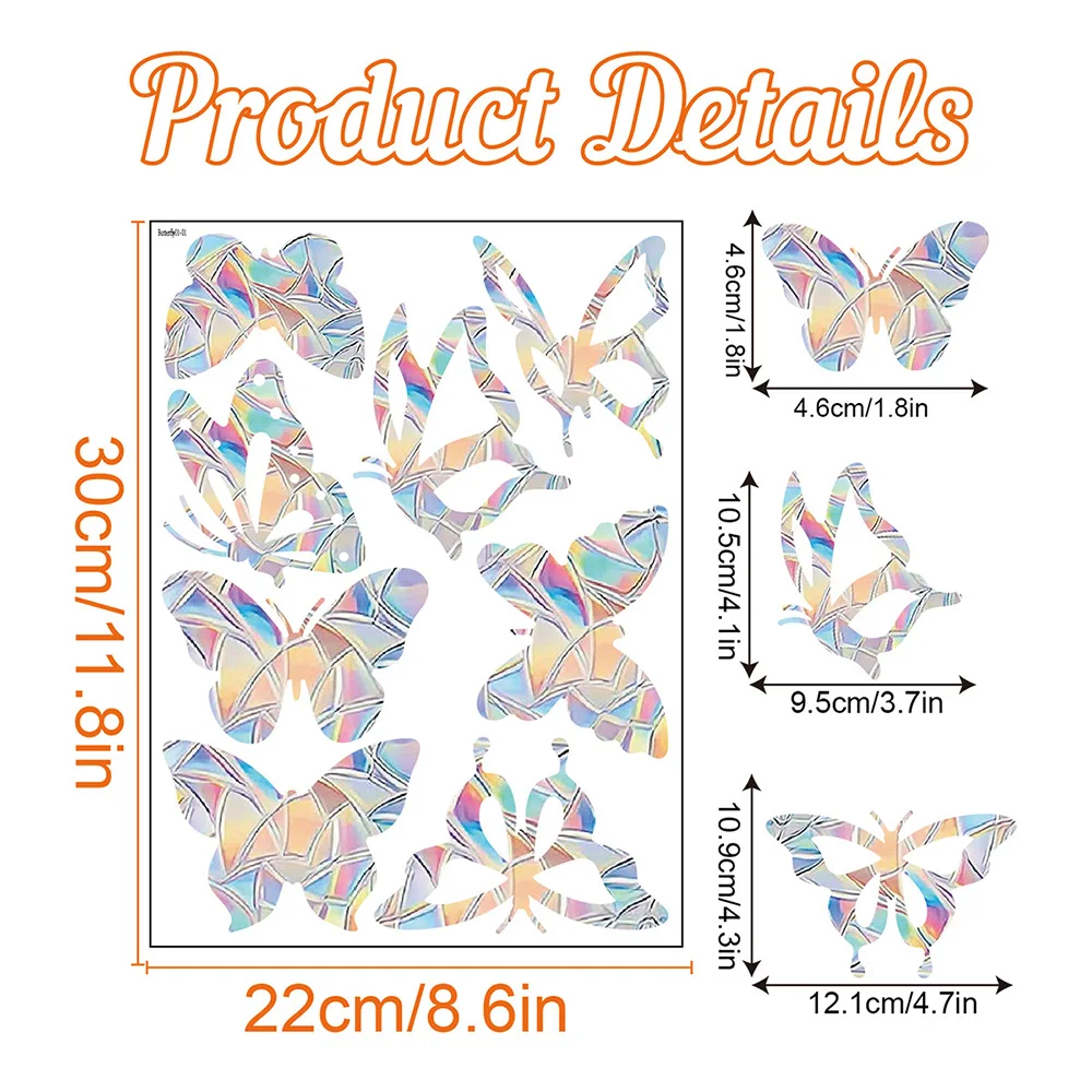 Prism Window Decals Heart-shaped Window Stickers Suitable For Living Room Decor