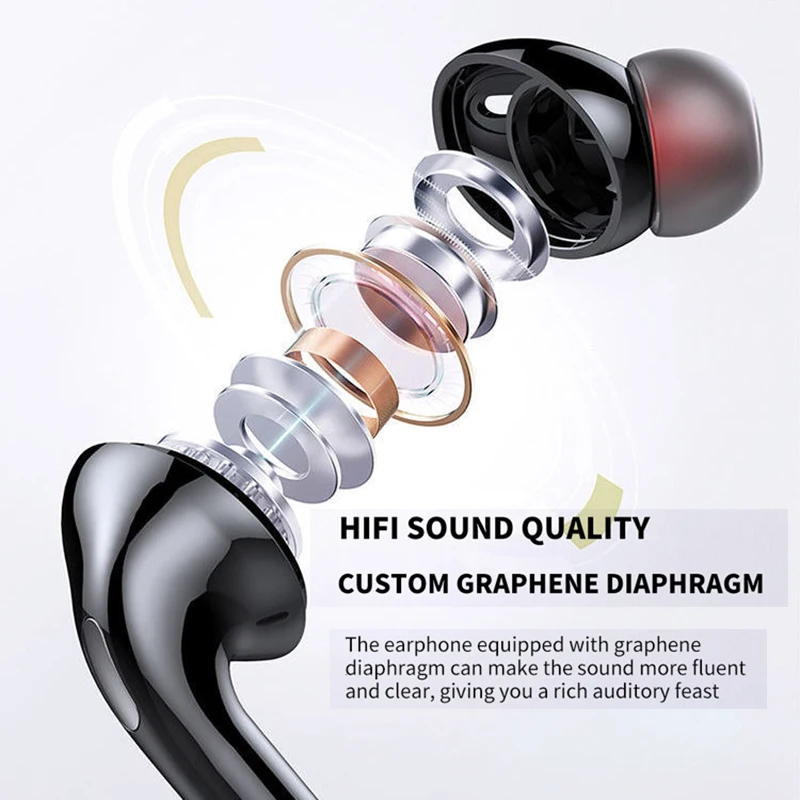 TWS IPX5 Waterproof Sports Earphones 100 Hour Noise Cancelling With Mic Wireless Earphones Bluetooth Magnetic Neckband Earphones