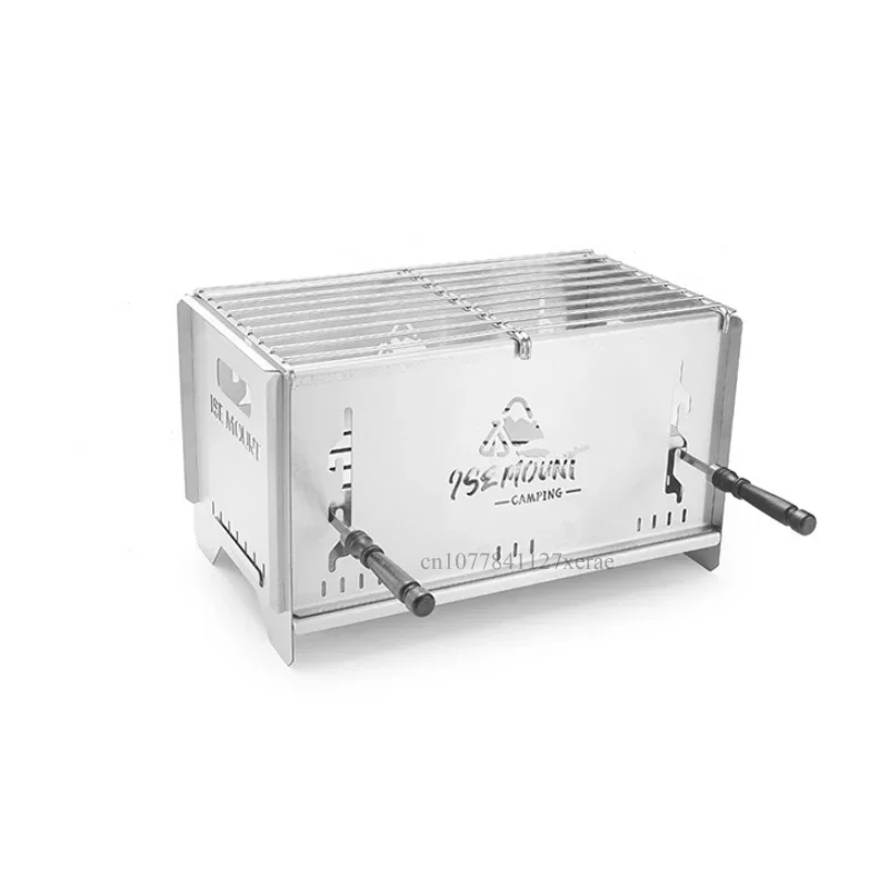 

Уличная кухонная дровяная печь для кемпинга, портативная многофункциональная печь из нержавеющей стали, съемная печь для барбекю для пикника