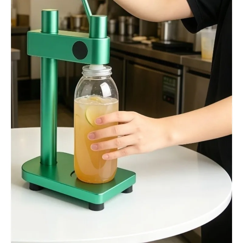 Hand-operated Can Sealer Portable Bottle Capping Machine Manual Closing Tool for Craft Beverage Home Brewing