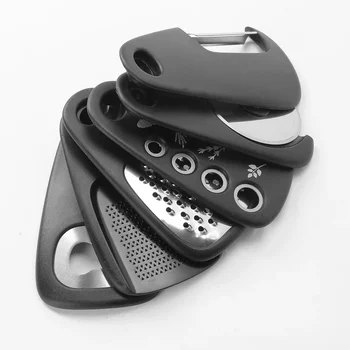 อุปกรณ์ในครัวแบบ6อิน1ที่ขูดเครื่องตัดกระเทียมวานิลลาที่เปิดที่ตัดชีสมีดตัดพิซซ่าเครื่องมือด้วยมือแบบพกพา