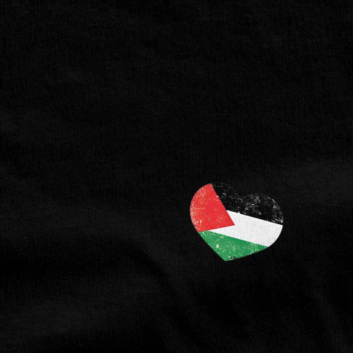 Heart For Palestine T Shirt Summer Gaza Aesthetic T Shirts Pure Cotton Harajuku Tshirt For Men Short Sleeve Casual Top Tees