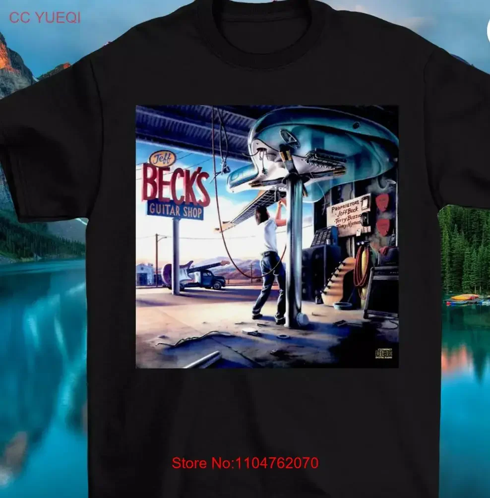 Guitarist Jeff Beck Singer Guitar T Shirt S 4XL Signature  vintage Washed streetwear Versatile Breathable fashion Soft Casual
