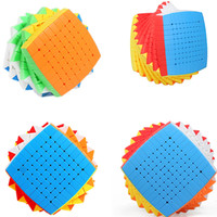 Shengshou Pillowed 8x8 9x9 10x10 11x11 Magic Puzzle Cube Professional Sengso Bread Speed Cubo magico Speed Cube Educational Toys