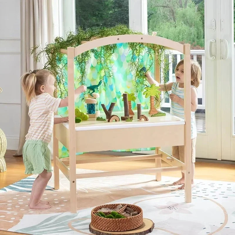 2 in 1 Montessori Daycare Kindergarten Sensory Table