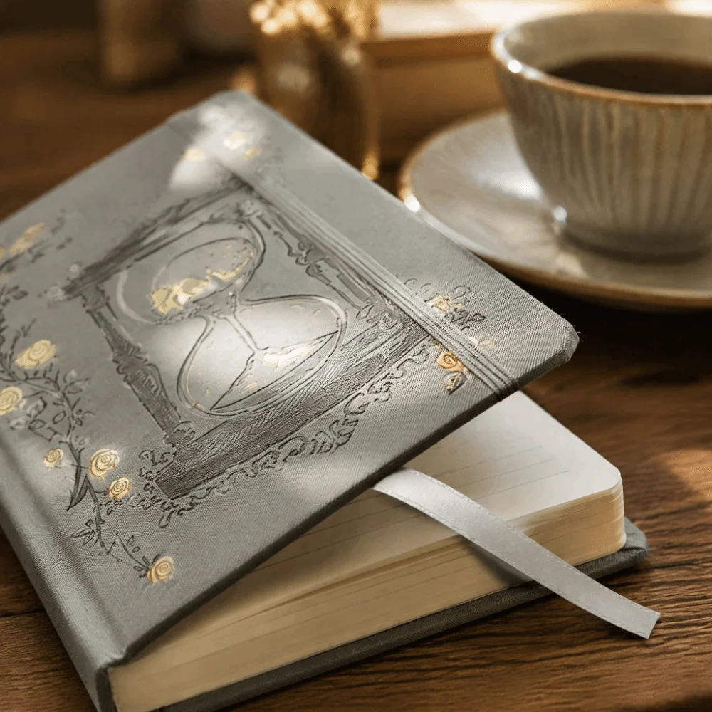 PU Leather Hardcover Journal Notebook Vintage Hardcover PU Leather Vintage Diary Elegant Retro Sturdy Hard-Shell Cover