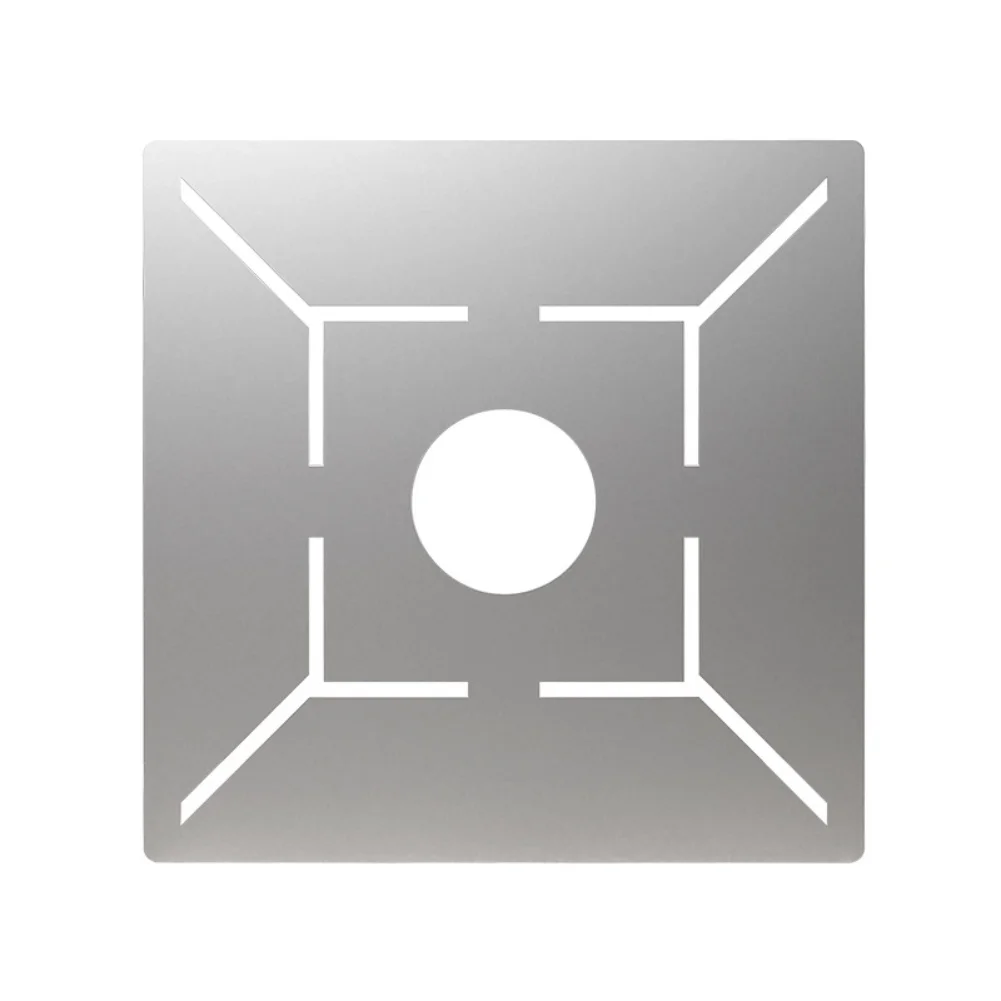 Angle Measuring Tool Floor Drain Ruler 200x200mm Compact Measuring Tool Integrated Design Tool For Tile Patterns