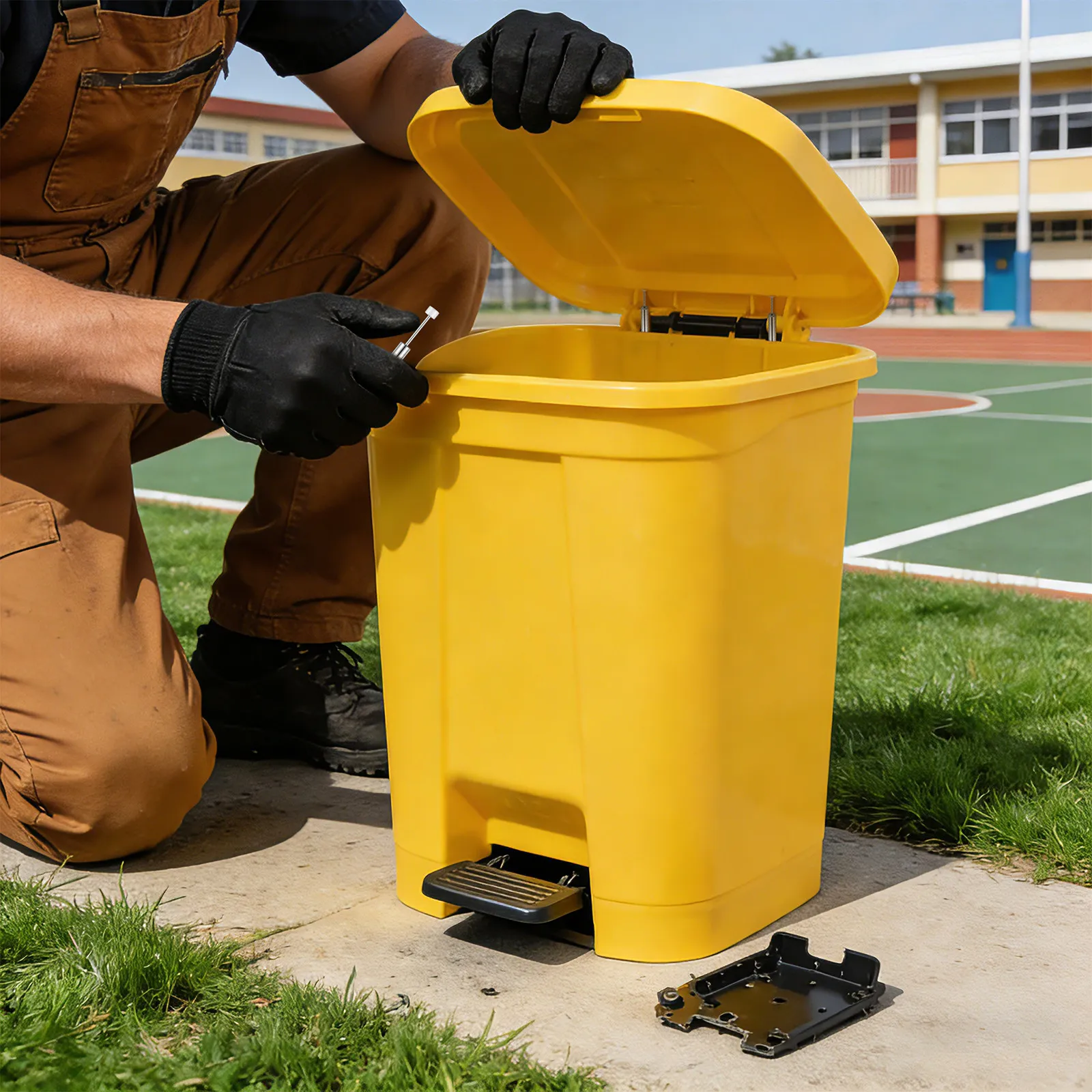 

6 шт. гидравлических демпферов 55- (механизм плавного закрывания) для крышек мусорных баков, демпфирующий поршень, бесшумная опора крышки для кухонных мусорных контейнеров