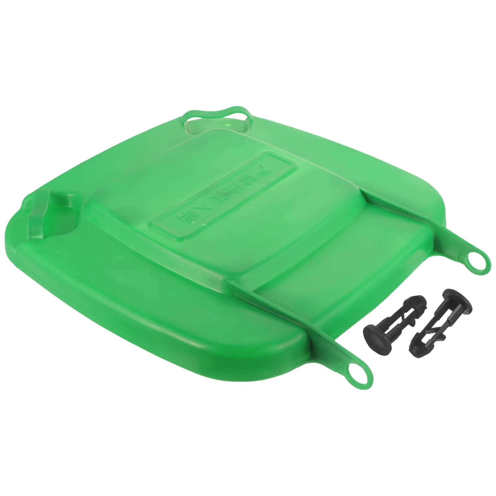 Compactor Trash Can Lid Garbage Accessory Waste Bin Cover Plastic Camping for Green