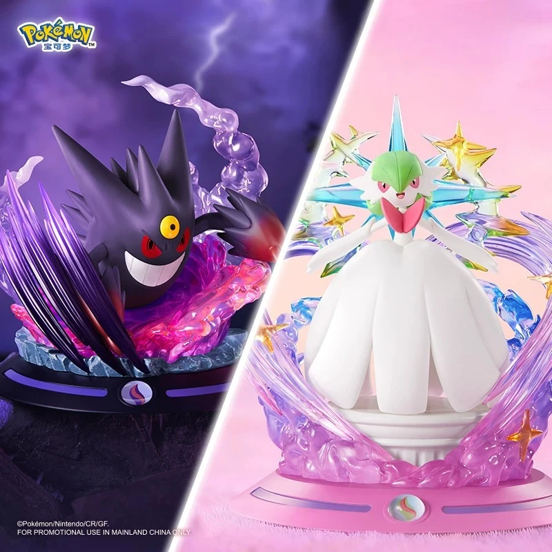 pokemon-shining-moment-series-figure-mega-gengar-mega-gardevoir-anime-resin-statue-desktop-ornament-collectible-toy-gift