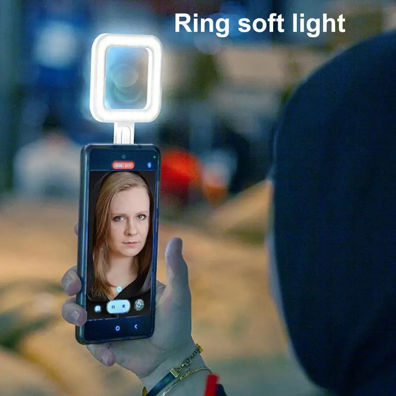 ضوء الهاتف للصور المغناطيس الهاتف المحمول ملء الضوء 30 المصابيح مربع المغناطيسي المحمول ملء مصباح عكس الضوء مشرق لأجهزة الكمبيوتر المحمول