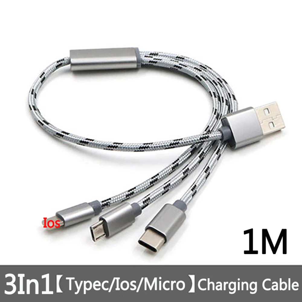 3 In 1 Usb Cable 1M…