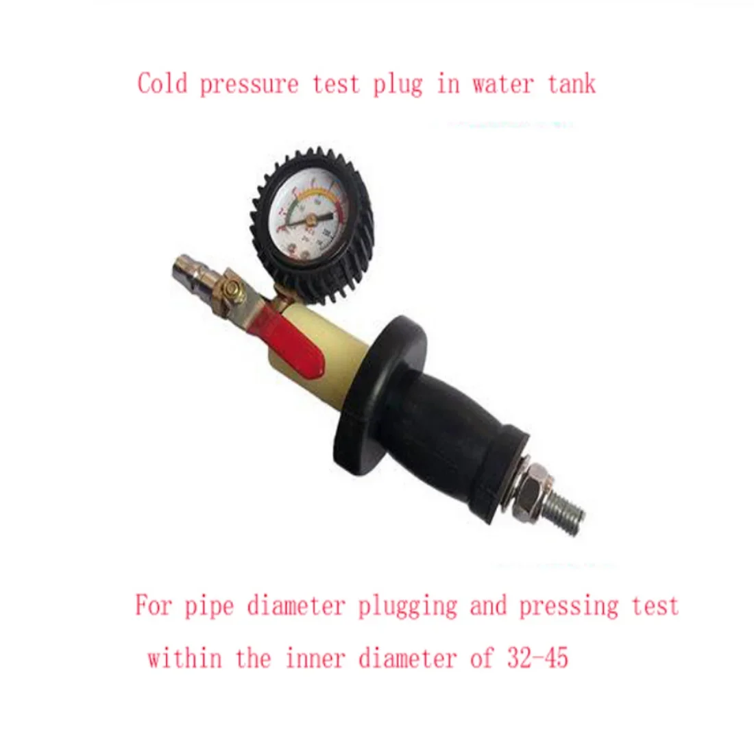 Imagem -03 - Plugue do Tanque de Água do Carro de Teste Vazamento Imprensa Borracha Pier Pier Plug Ferramenta Detecção Vazamento Conjunto Reparação Cabeça Intercooler Alta Qualidade 1pc