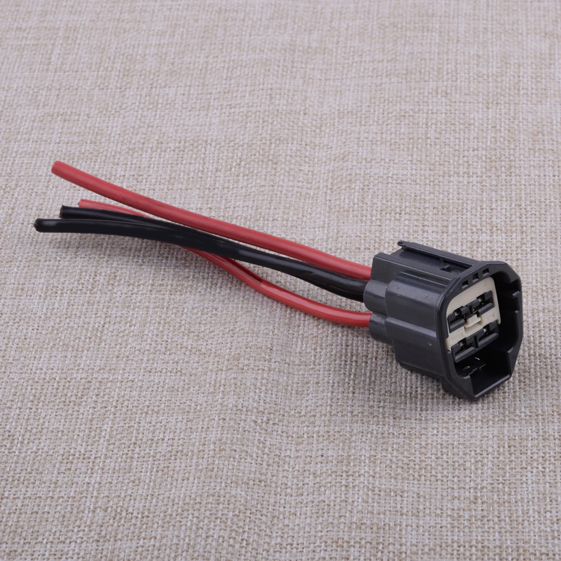 Car Engine Cooling Fan Motor Connector Plug Pigtail Wire Harness Fit for Ford Mustang 2015 2014 2013 2012 2011 2010 New