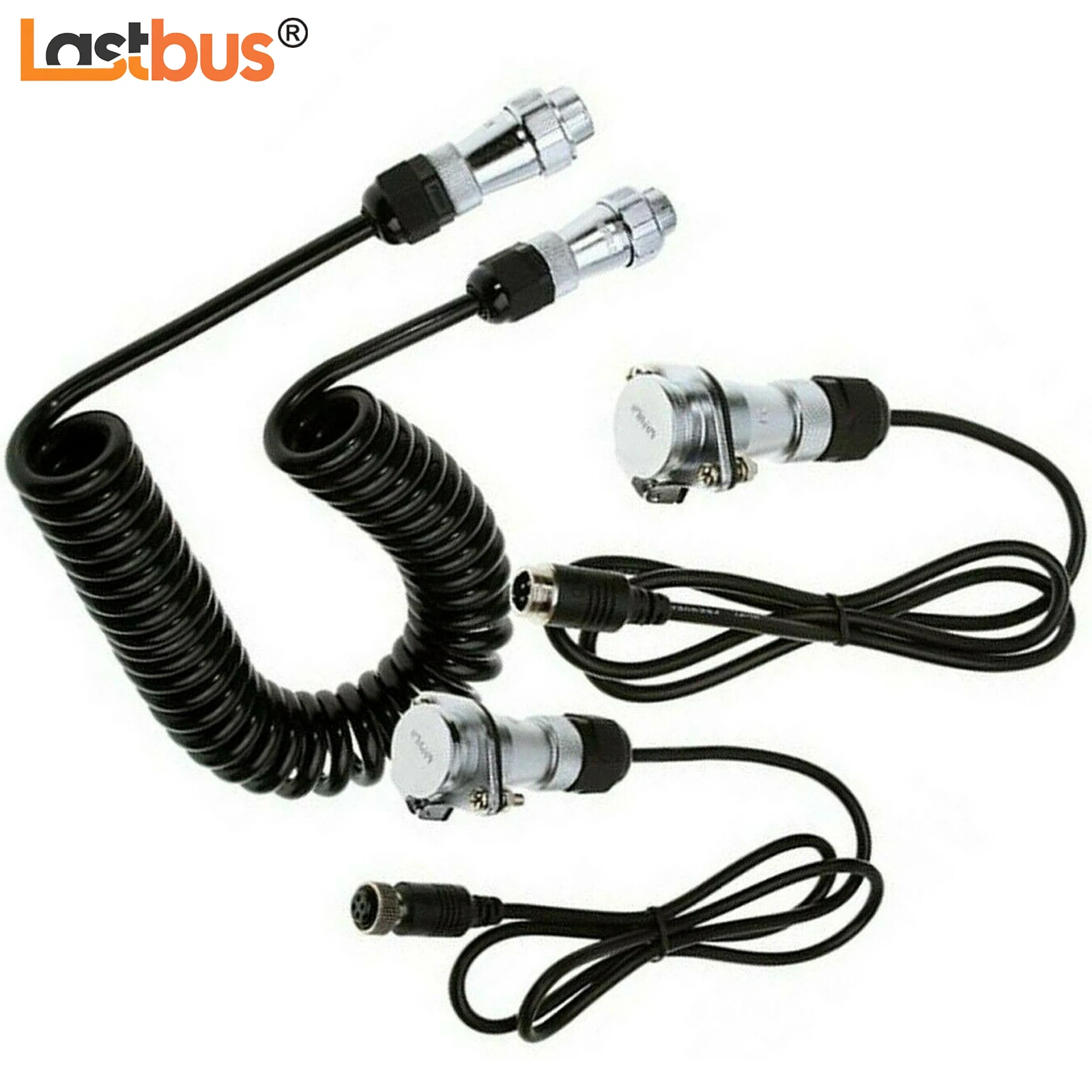 

Кабельный комплект iPoster Heavy Duty Trailer Cable Suzy Coil Kit с 4-контактным разъемом для камеры заднего вида для автофургонов