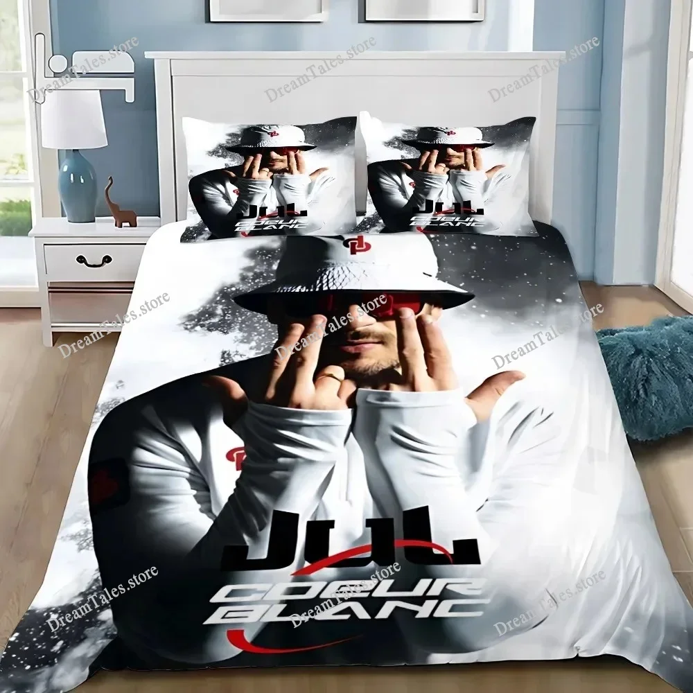 New Duvet Cover Rapper JuL C'est Pas Pillowcase Bedding Des Lol Set Adult BoyGirl Bedroom Decoration Single Double Large Size